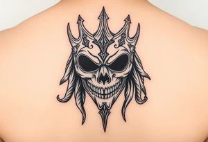 The king in yellow's pallid mask tattoo idea