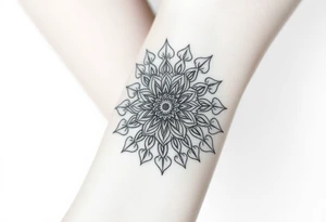 intricate mandala tattoo idea