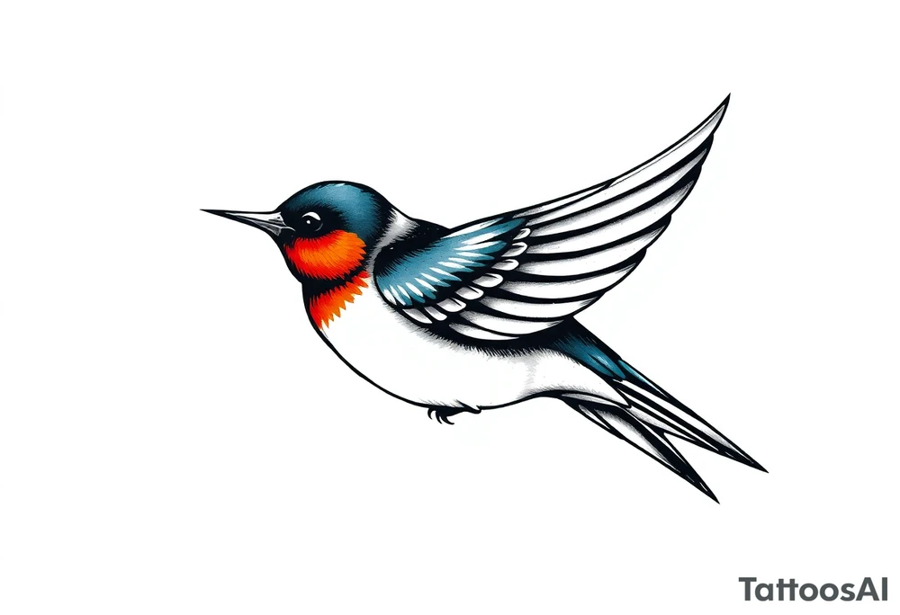 Swallow tattoo idea