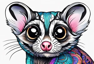 sugar glider tattoo idea