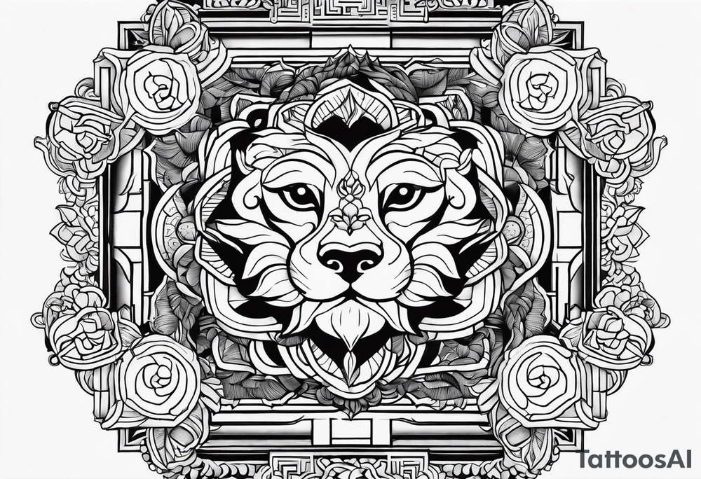 vietnamese bau cua tattoo idea