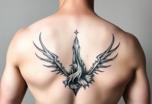 Rising from being extinguished tattoo idea
