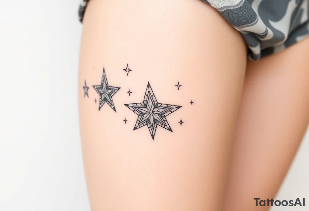 Stars tattoo idea