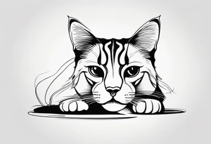 Cat tatto @ sigh tattoo idea