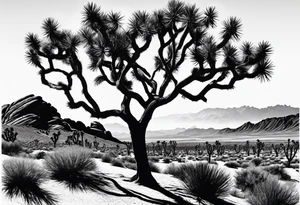 Joshua tree tattoo idea
