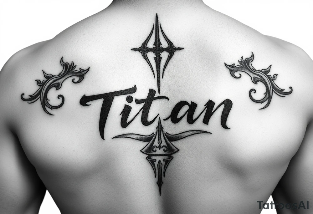 Japanese writing of my son name ‘Titan’ placement on my ribs tattoo idea