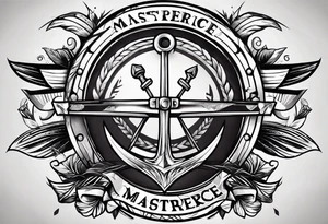 Hammer and nail tattoo idea