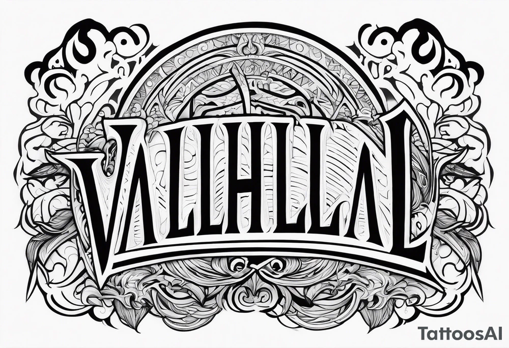 Valhalla mist tattoo idea