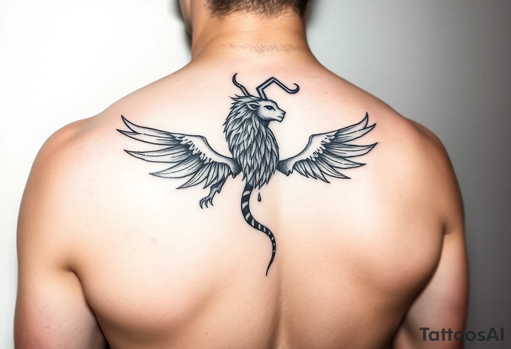 Aquarius trealistic tattoo idea