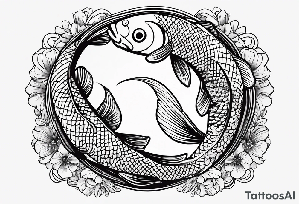 Koi fish tattoo idea