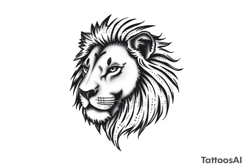 lion tattoo idea