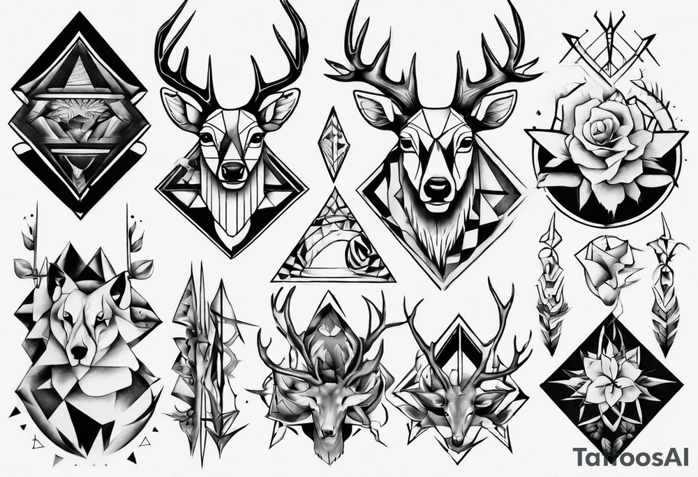Hirsch tattoo idea