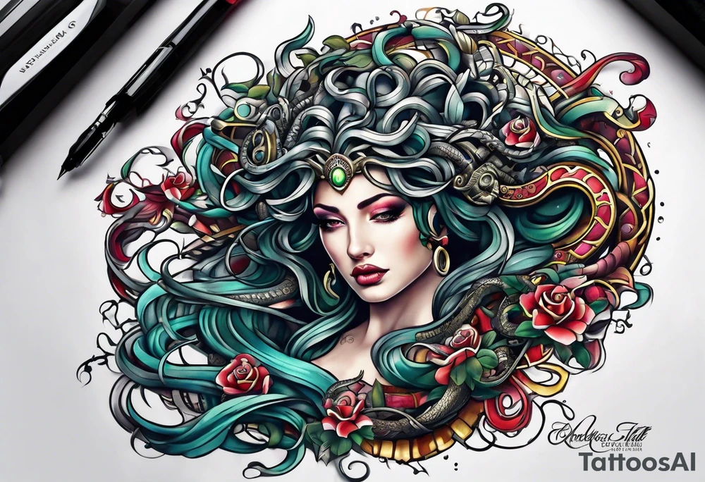medusa tattoo idea