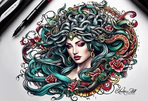 medusa tattoo idea