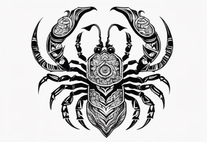 Scorpion tattoo idea
