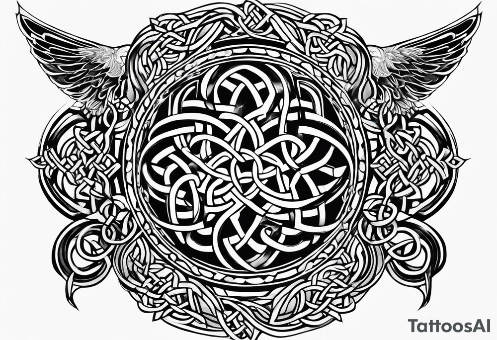 Strength change loyalty Celtic tattoo idea