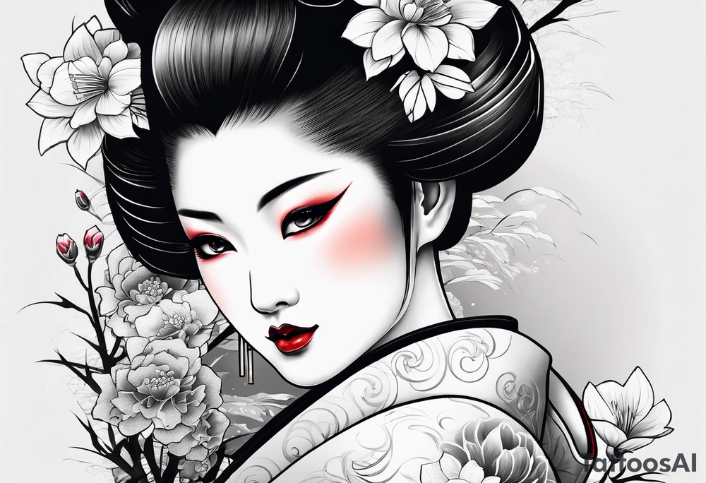 Geisha tattoo idea