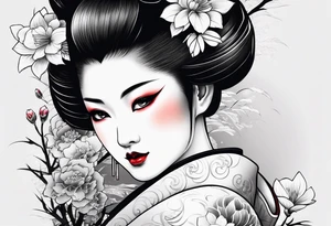 Geisha tattoo idea