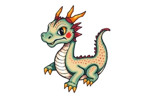 anthropomorphic dragon tattoo idea