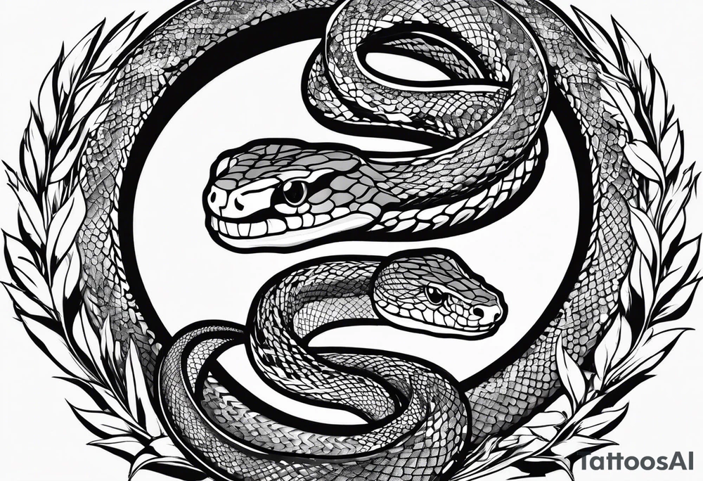 Gadsden snake breaking free from chains tattoo idea