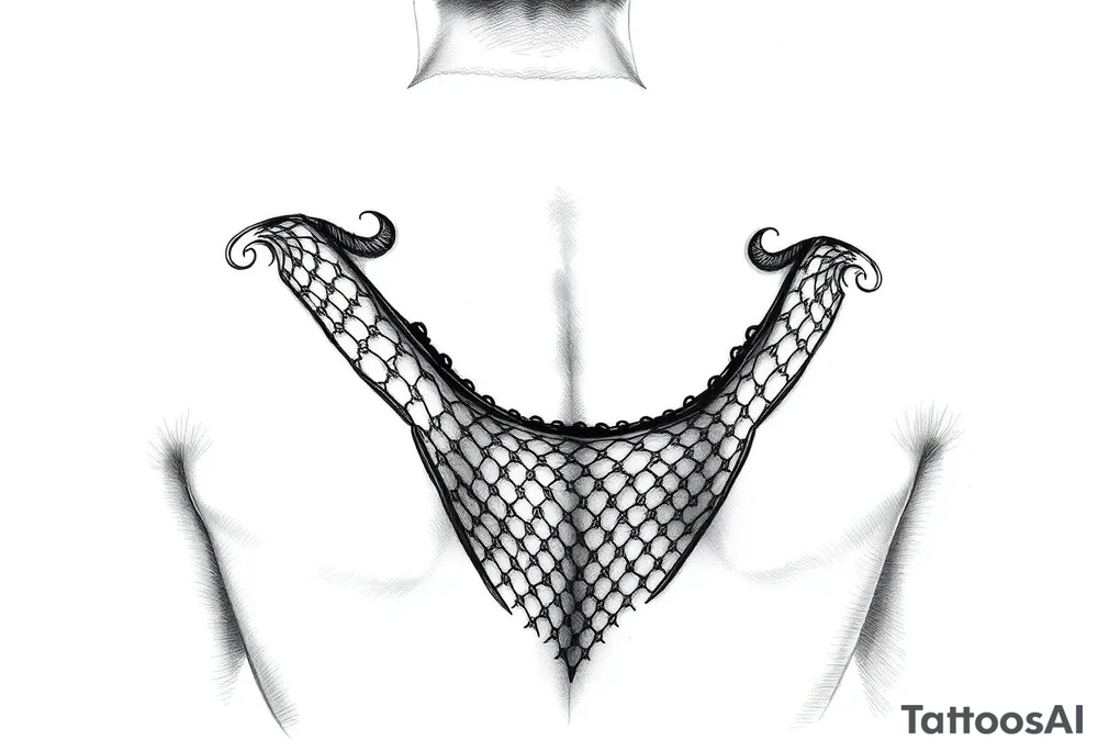 Fishnets pantyhose tattoo idea