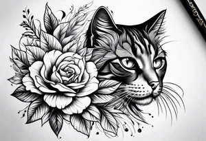 cat tattoo idea