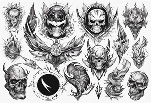flash art tattoo idea