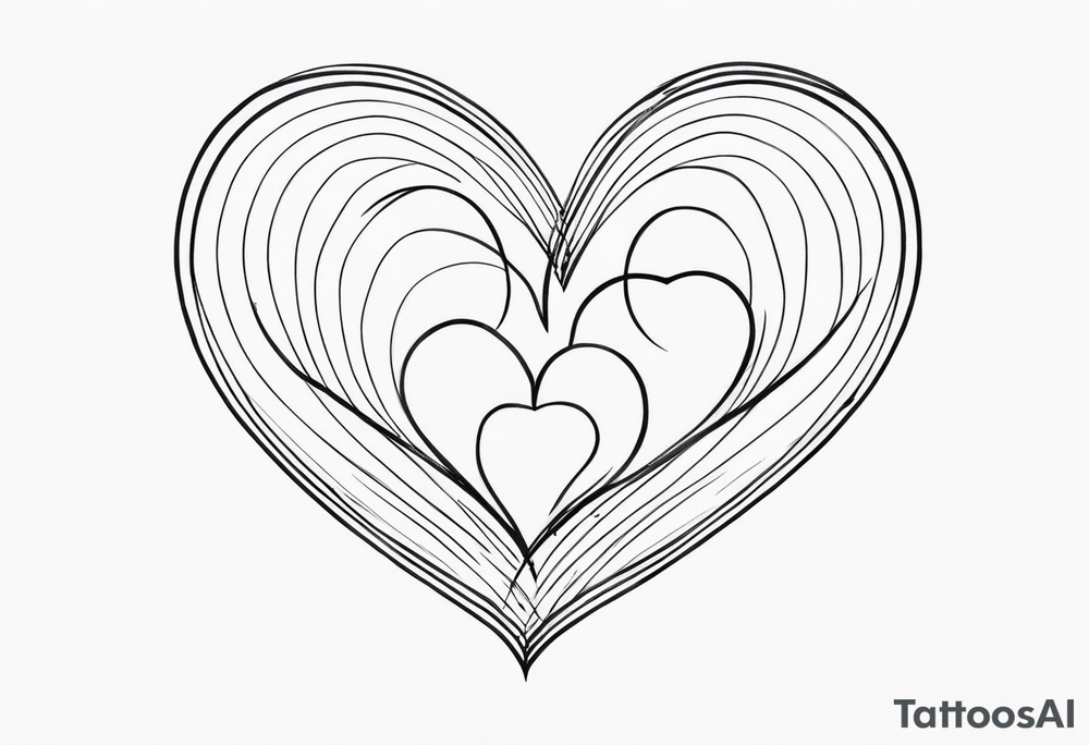 heart couple 21.06.23 tattoo idea
