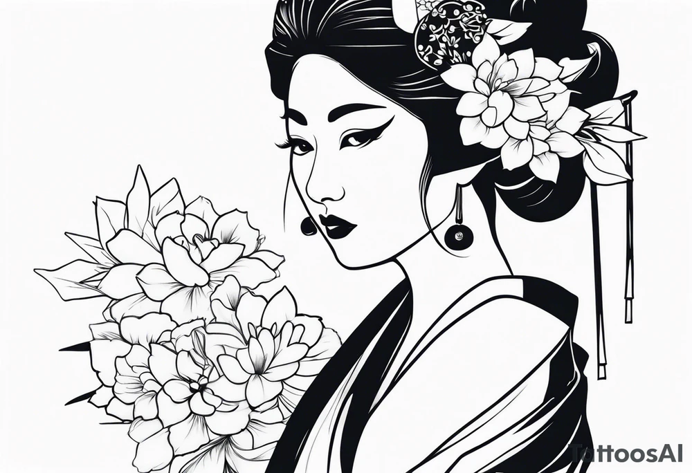 Geisha tattoo idea