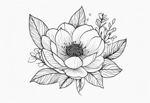 simple nature/floral tattoo for arm tattoo idea