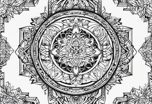 simple symbol designs small geometric tattoo idea