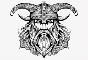 Viking neck peice tattoo idea