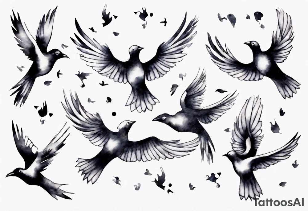 jigsaw puzzle piece with birds flying from it tattoo idea jigsaw puzzle piece with birds flying from it tattoo idea