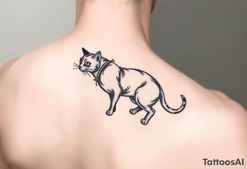Black Cat tattoo idea