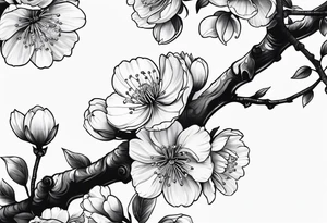 Cherry blossom for back tattoo tattoo idea