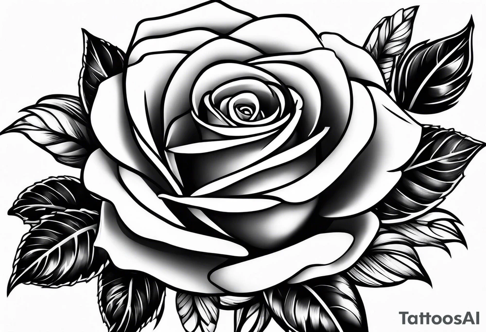Rose elegant spine tattoo tattoo idea