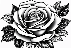 Rose elegant spine tattoo tattoo idea