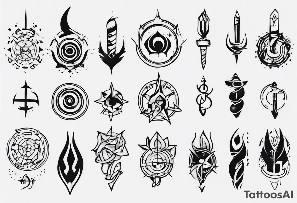Symbol of average tattoo idea