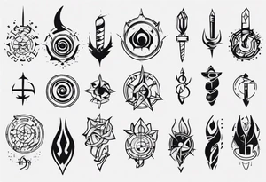 Symbol of average tattoo idea