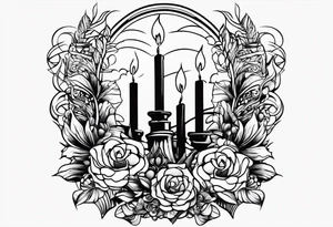 Candle in the wind tattoo idea