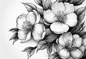 cherry blossom tattoo idea