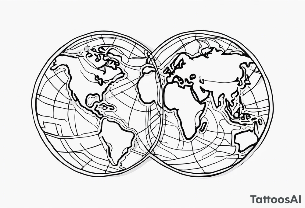 You and Me vs the World tattoo idea