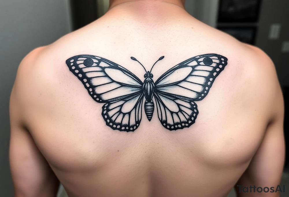 Butterfly autumn memorial 
  gf rip tattoo idea