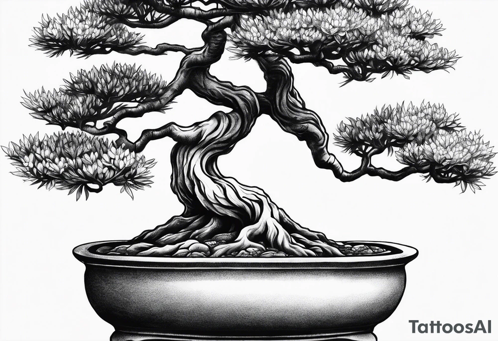 bonsai tree tattoo idea