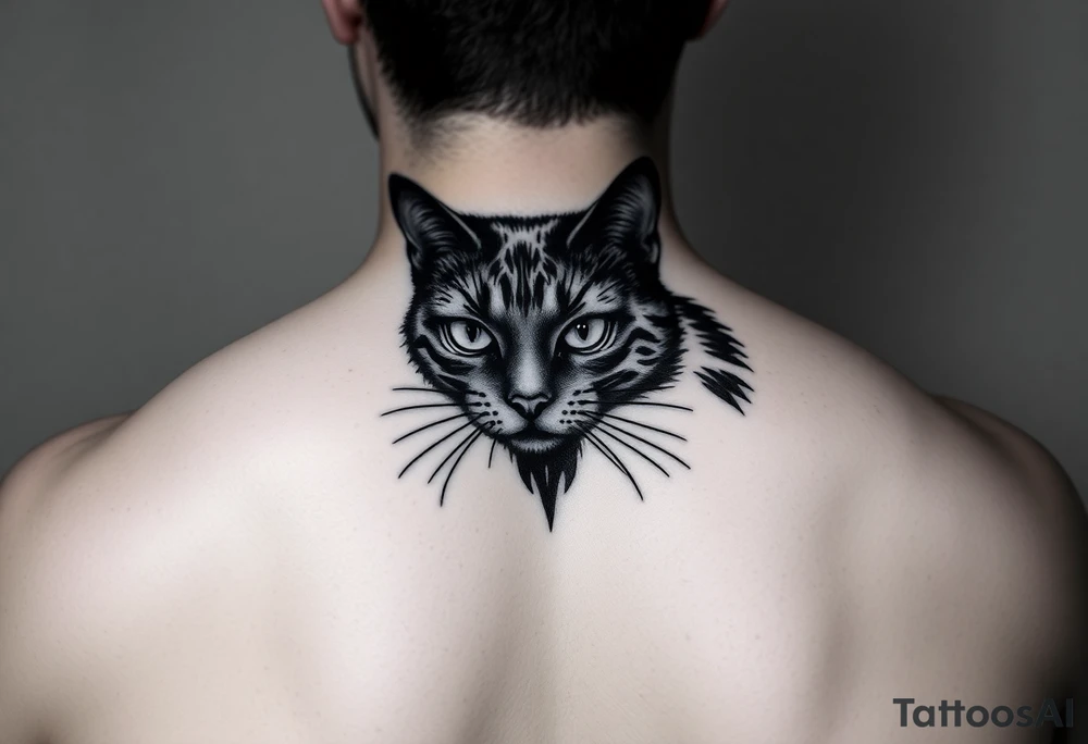 Black Cat tattoo idea