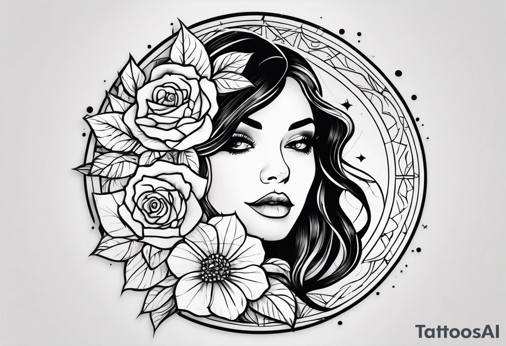 Sexy tattooed women svg tattoo idea