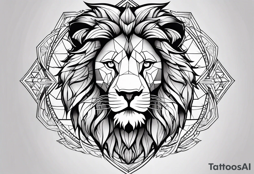 Lion tattoo idea