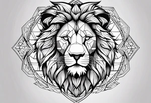 Lion tattoo idea