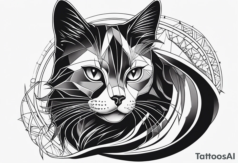 Black Cat tattoo idea
