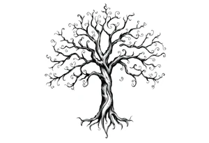 Irish family tree tattoo idea